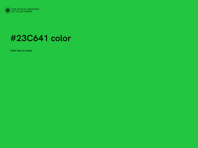 #23C641 color image