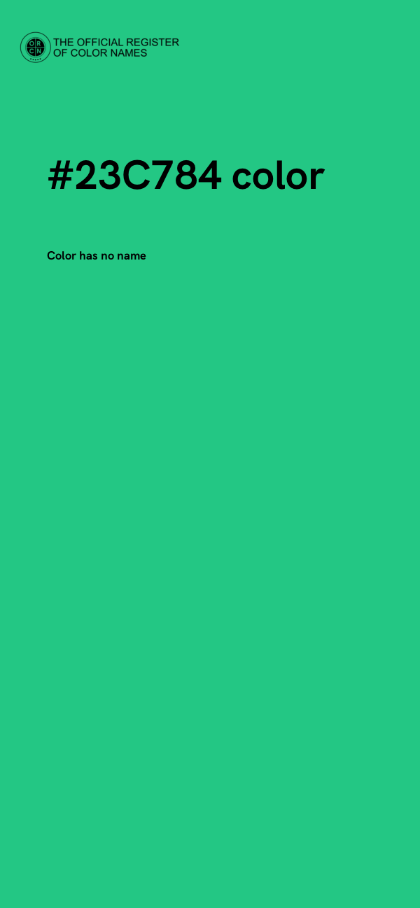 #23C784 color image