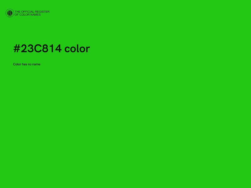 #23C814 color image