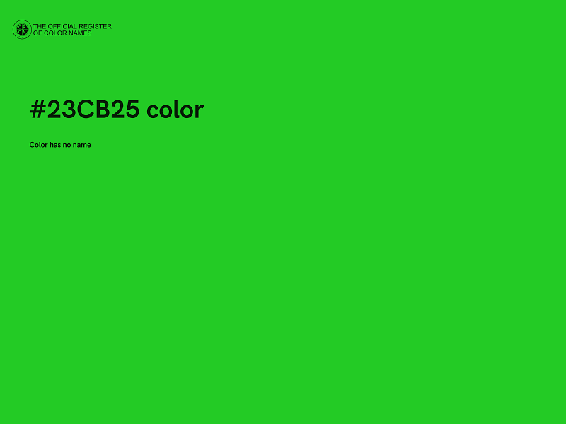 #23CB25 color image