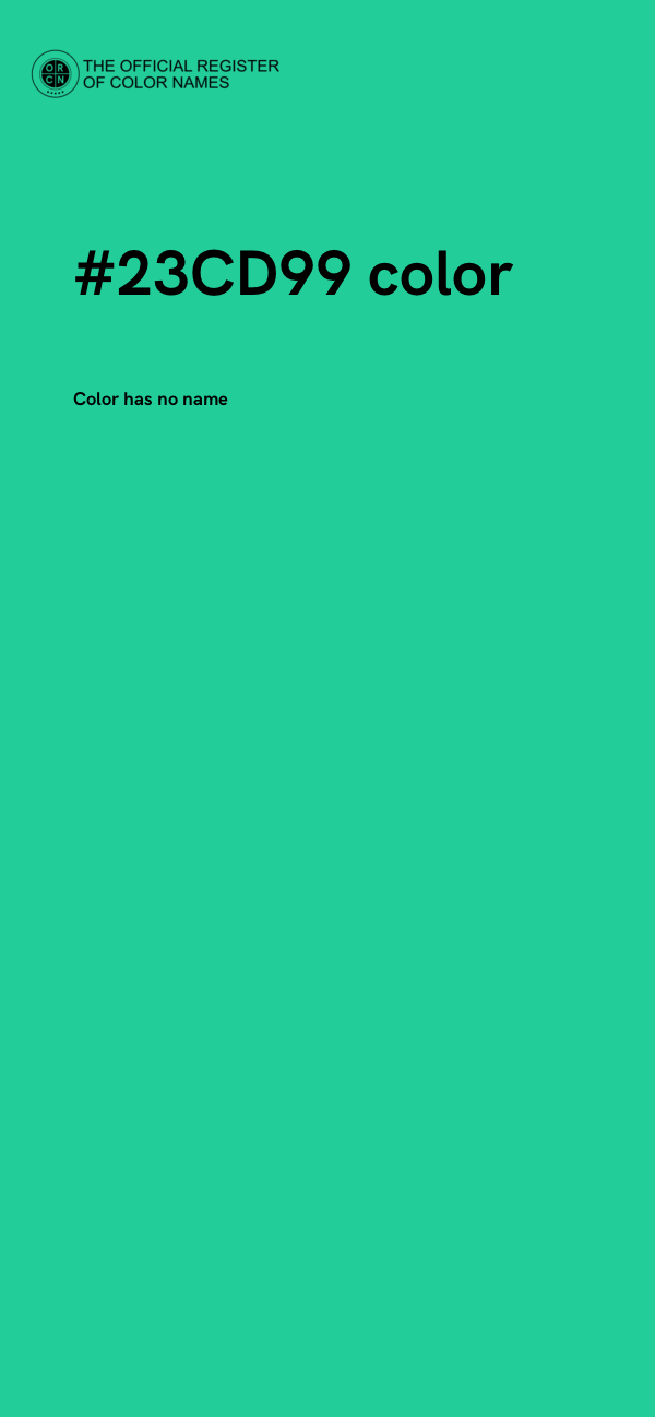 #23CD99 color image
