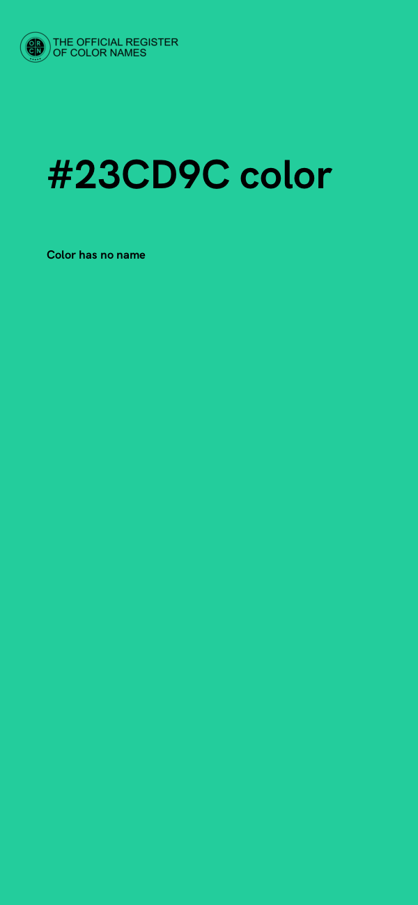 #23CD9C color image