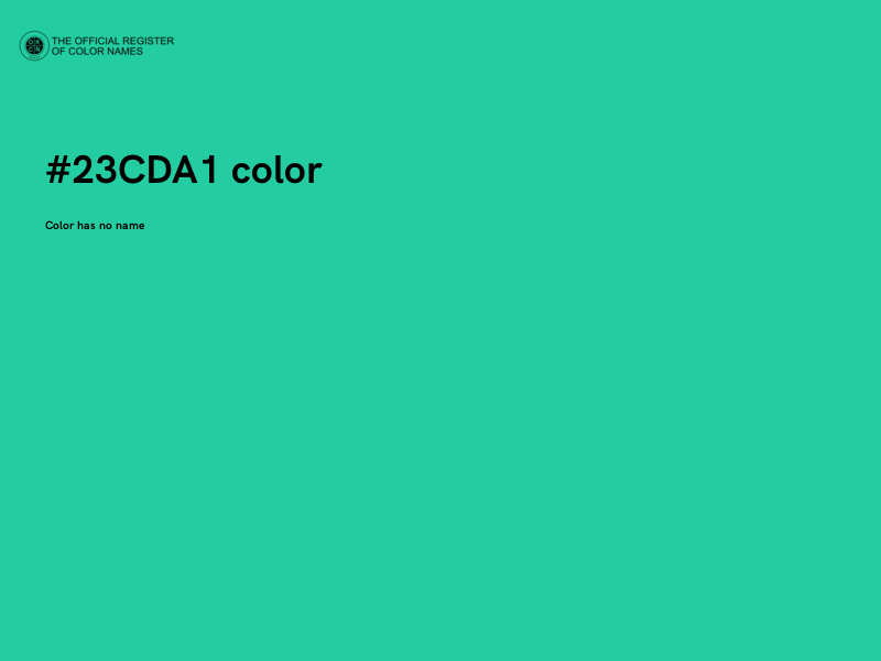#23CDA1 color image