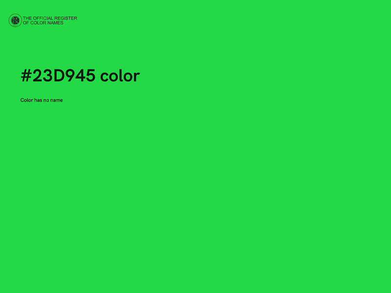 #23D945 color image