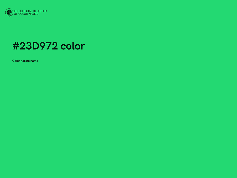 #23D972 color image