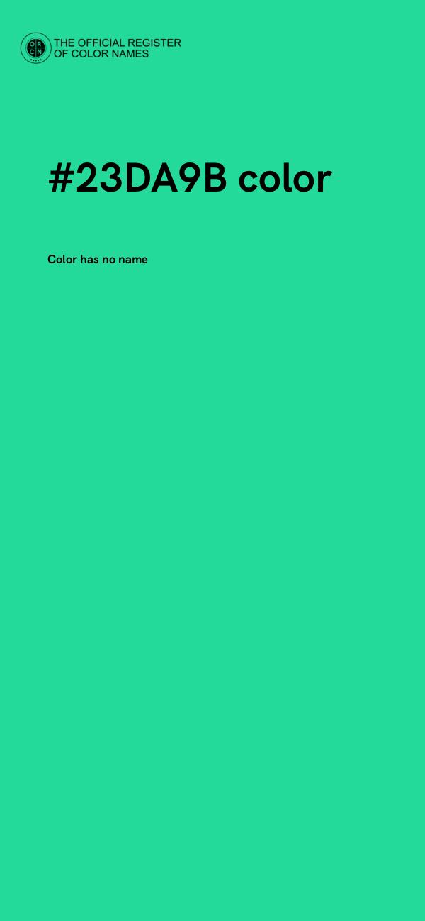 #23DA9B color image