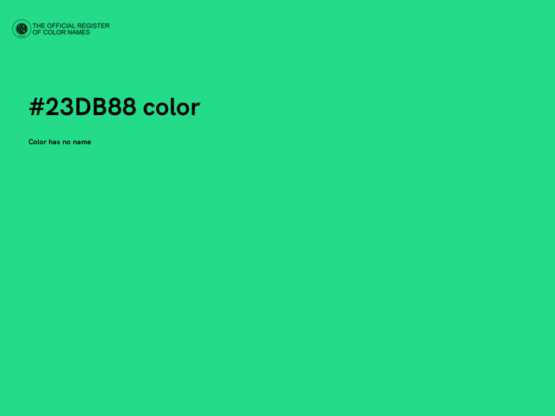 #23DB88 color image