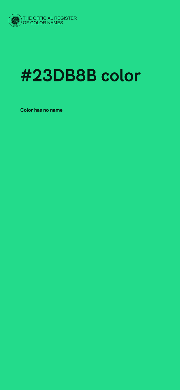 #23DB8B color image