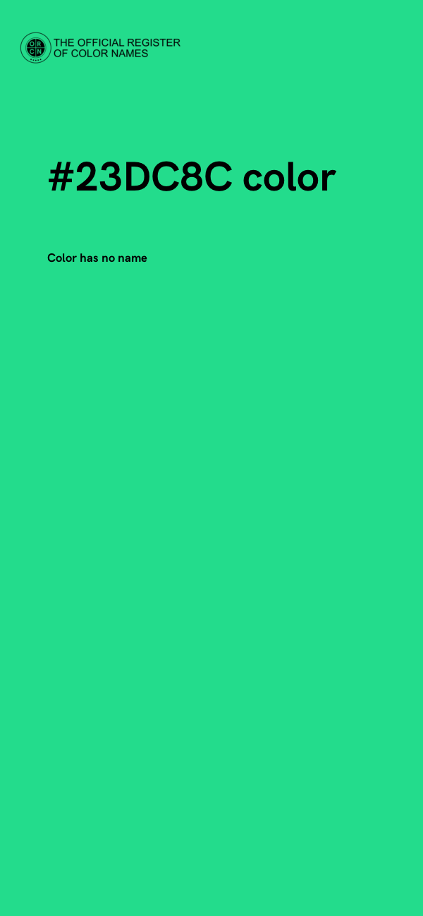 #23DC8C color image