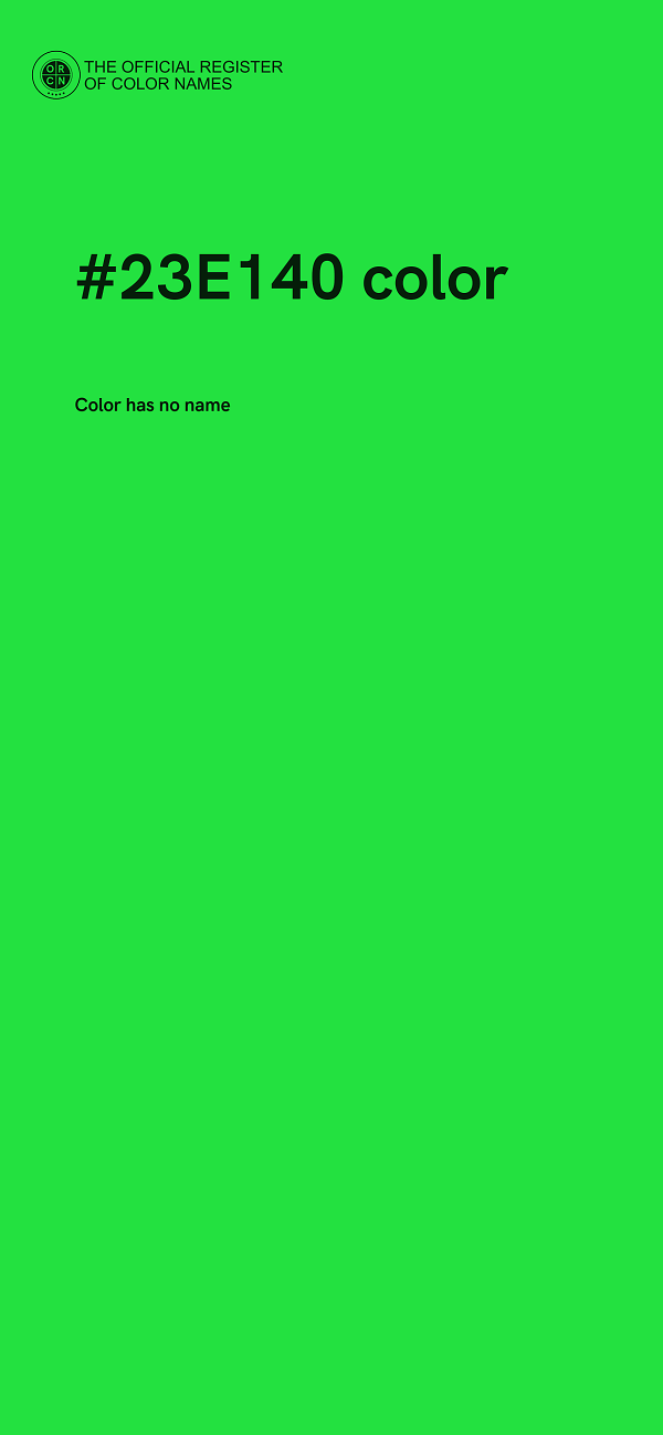 #23E140 color image