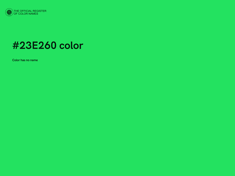 #23E260 color image