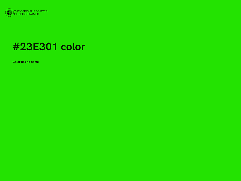 #23E301 color image