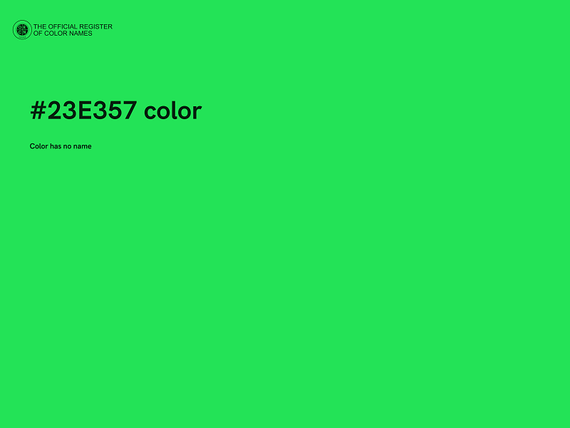 #23E357 color image