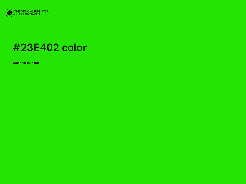 #23E402 color image