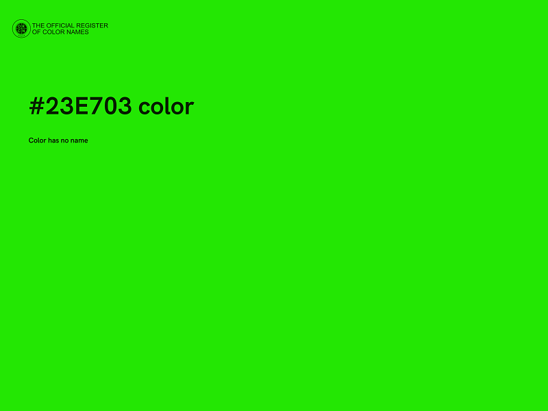 #23E703 color image