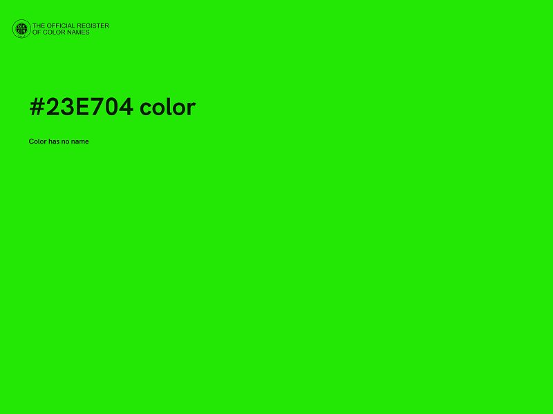 #23E704 color image