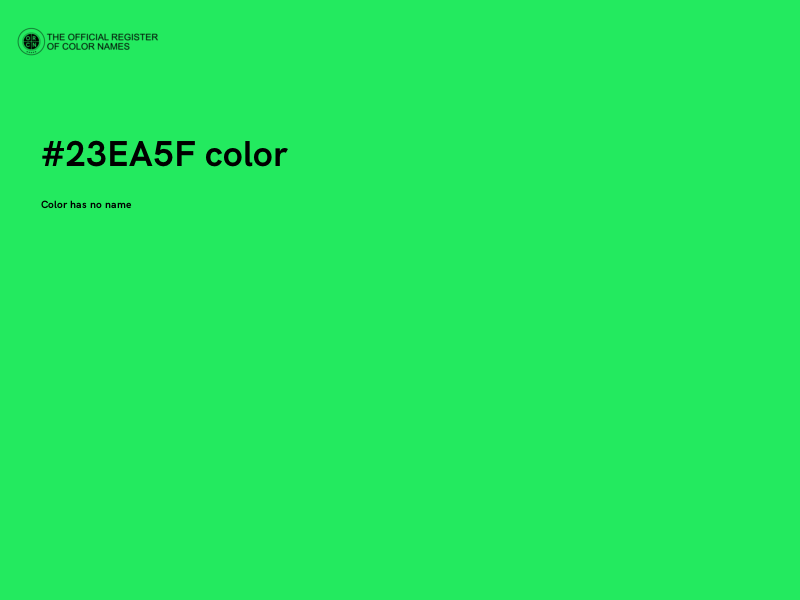 #23EA5F color image