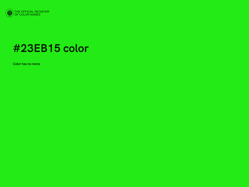 #23EB15 color image