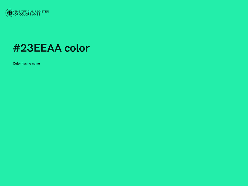 #23EEAA color image