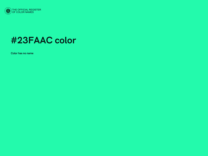 #23FAAC color image