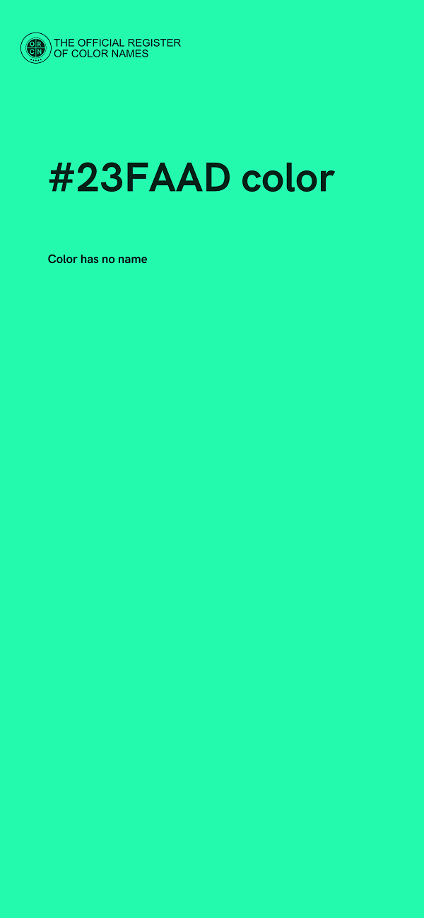 #23FAAD color image