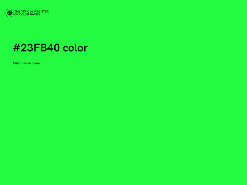 #23FB40 color image