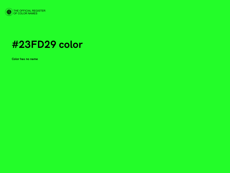 #23FD29 color image