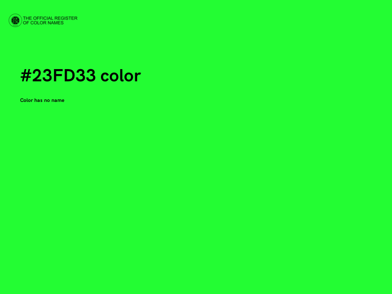 #23FD33 color image