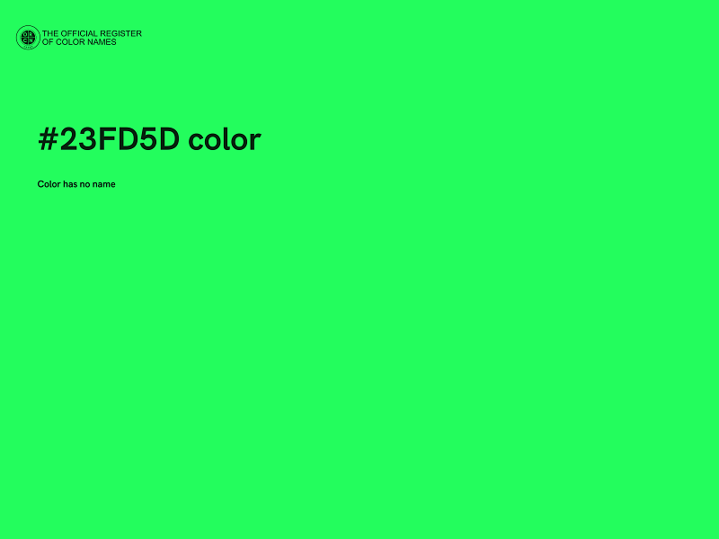 #23FD5D color image