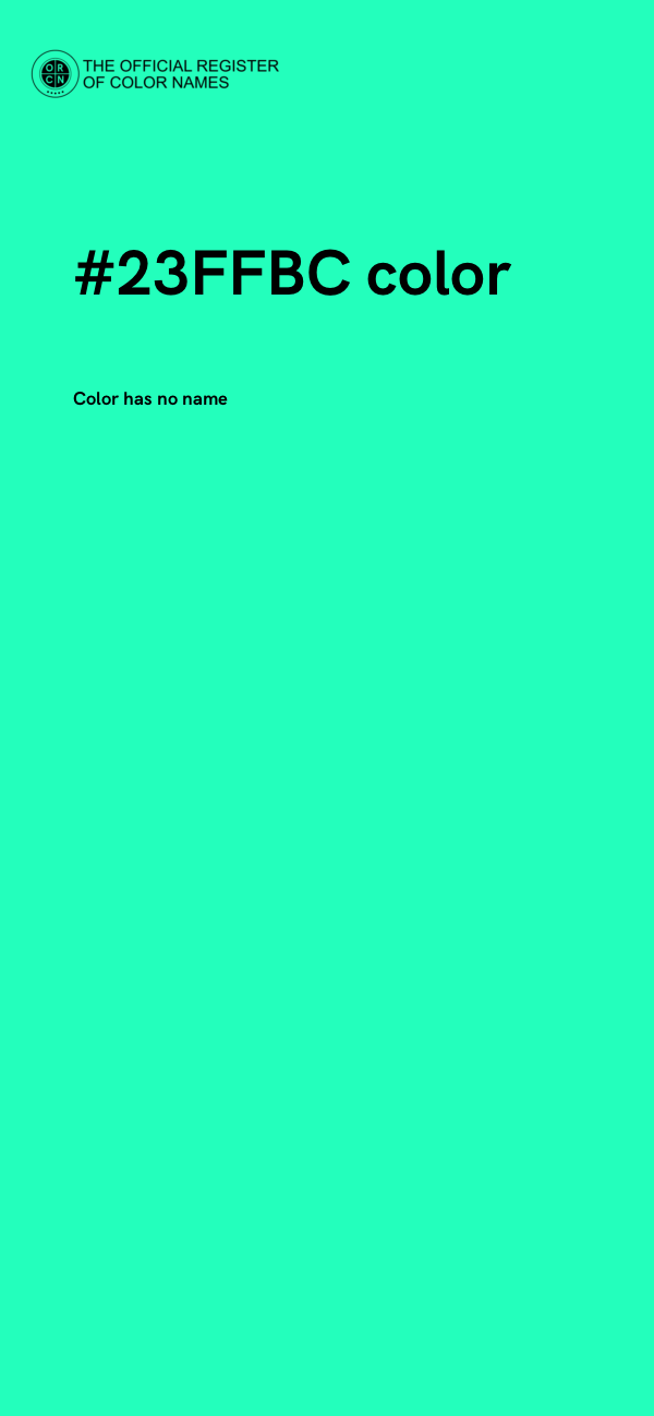 #23FFBC color image