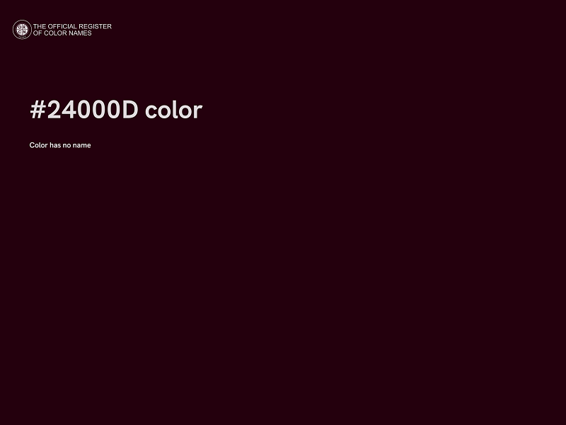 #24000D color image