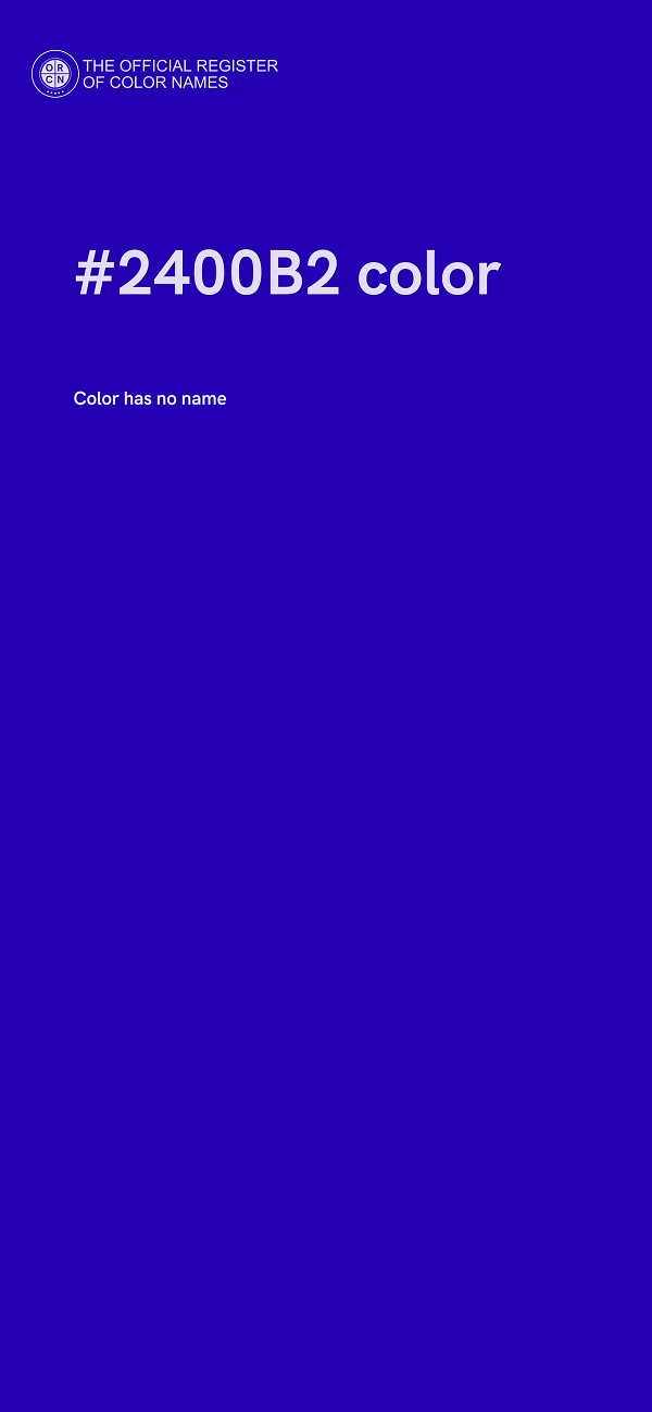 #2400B2 color image