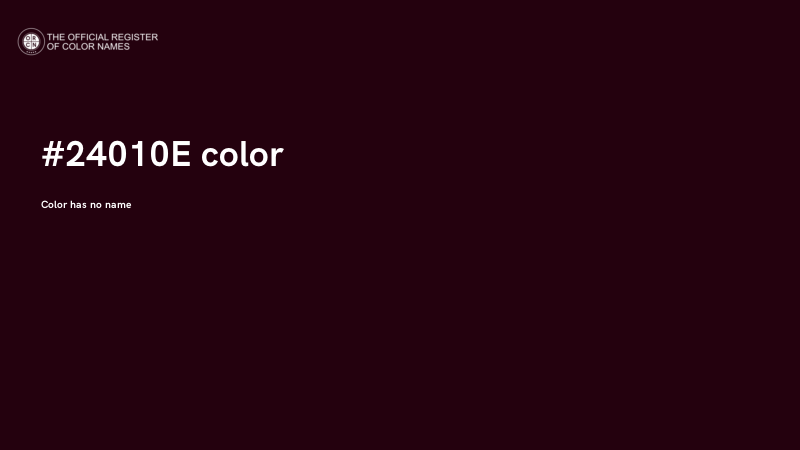 #24010E color image