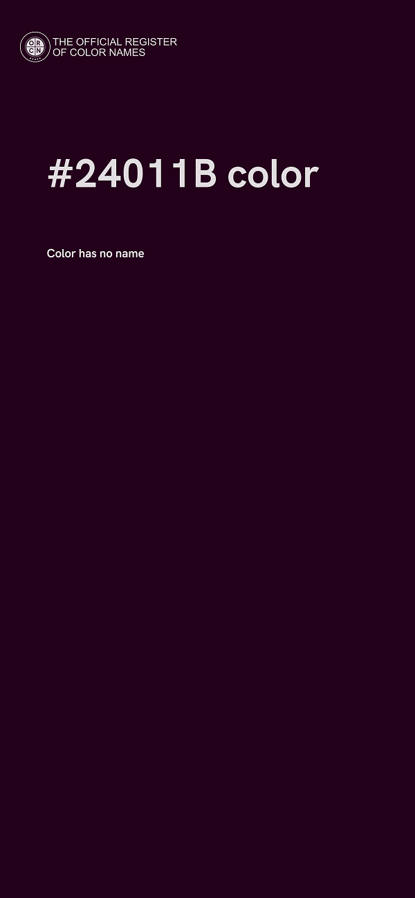 #24011B color image