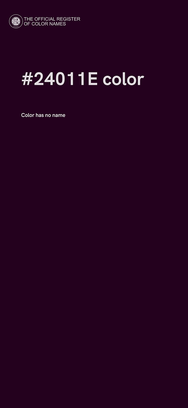 #24011E color image