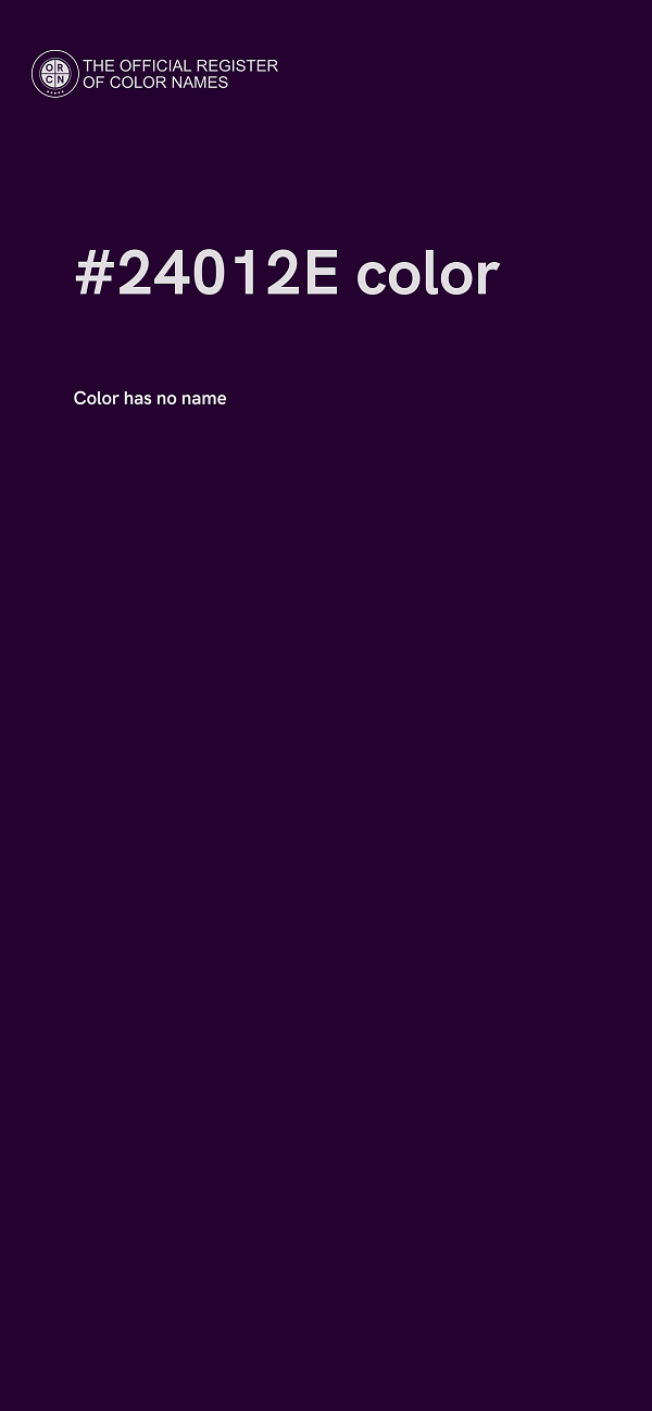 #24012E color image