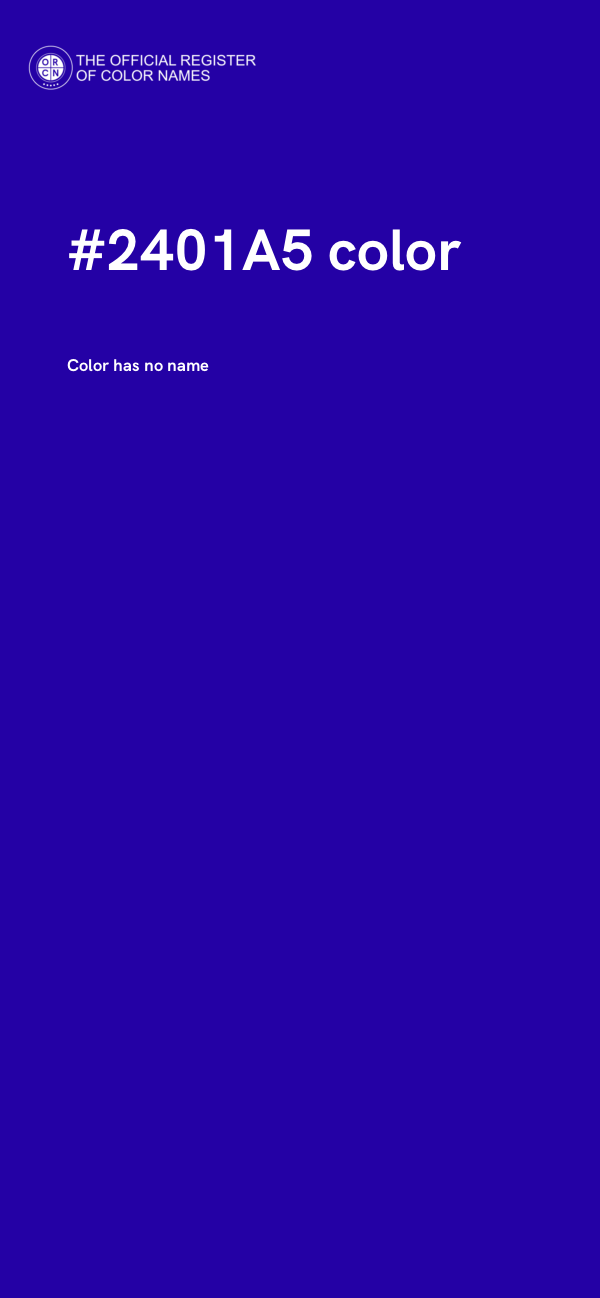 #2401A5 color image