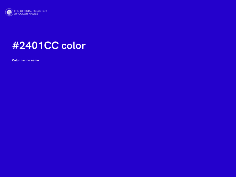 #2401CC color image