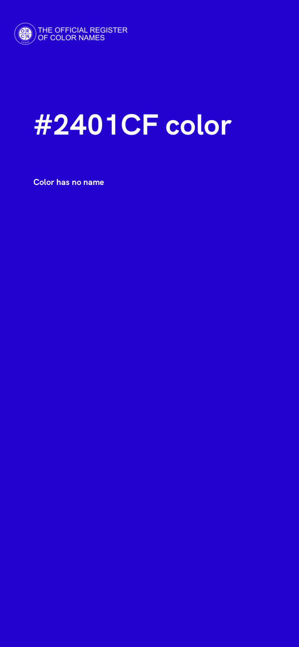 #2401CF color image