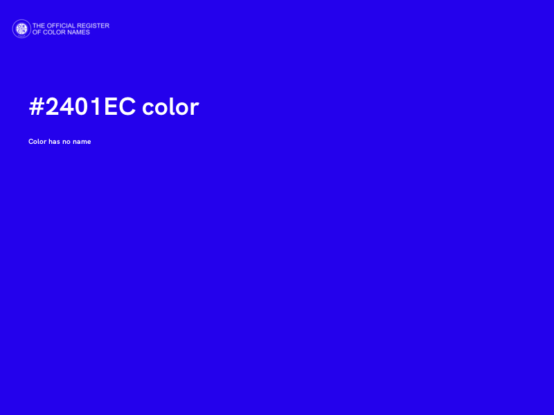 #2401EC color image