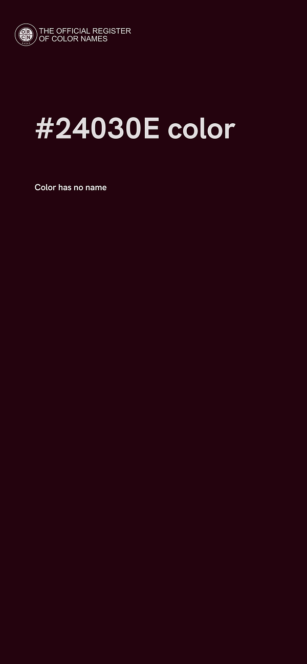 #24030E color image