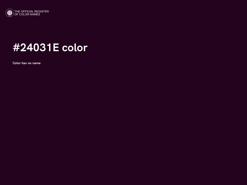 #24031E color image