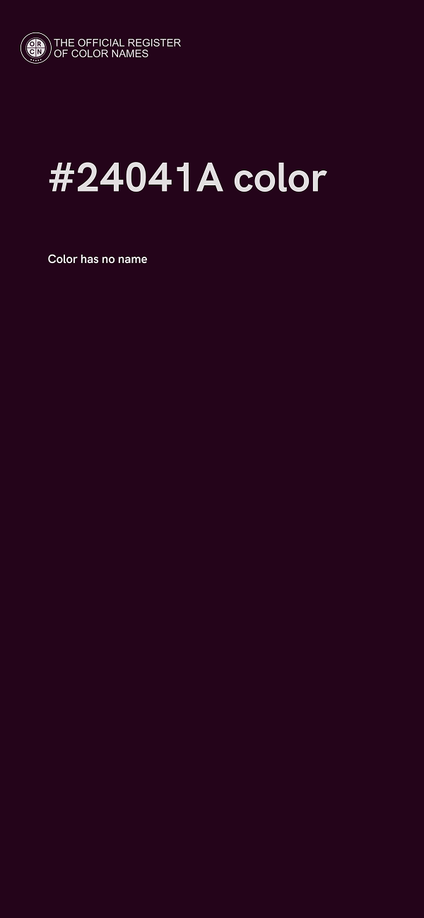#24041A color image