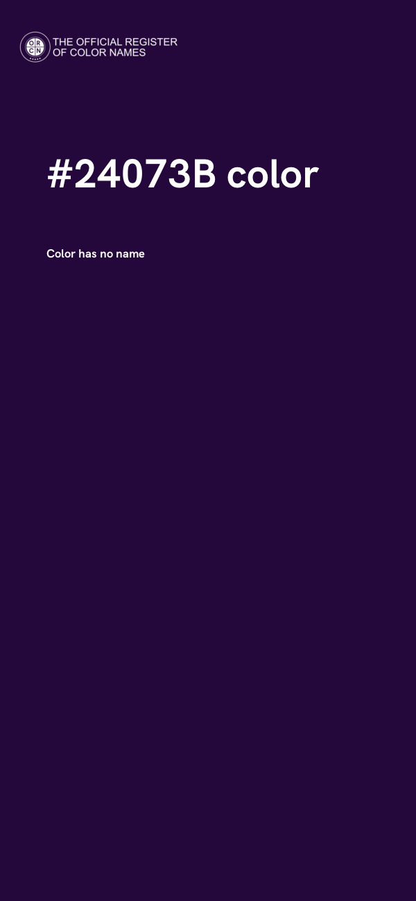 #24073B color image