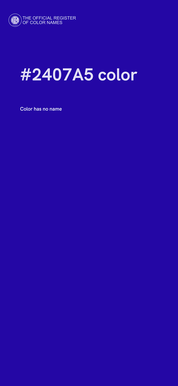 #2407A5 color image