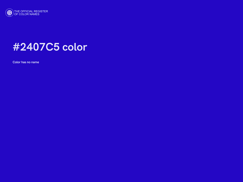 #2407C5 color image