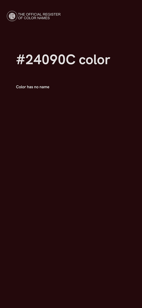 #24090C color image