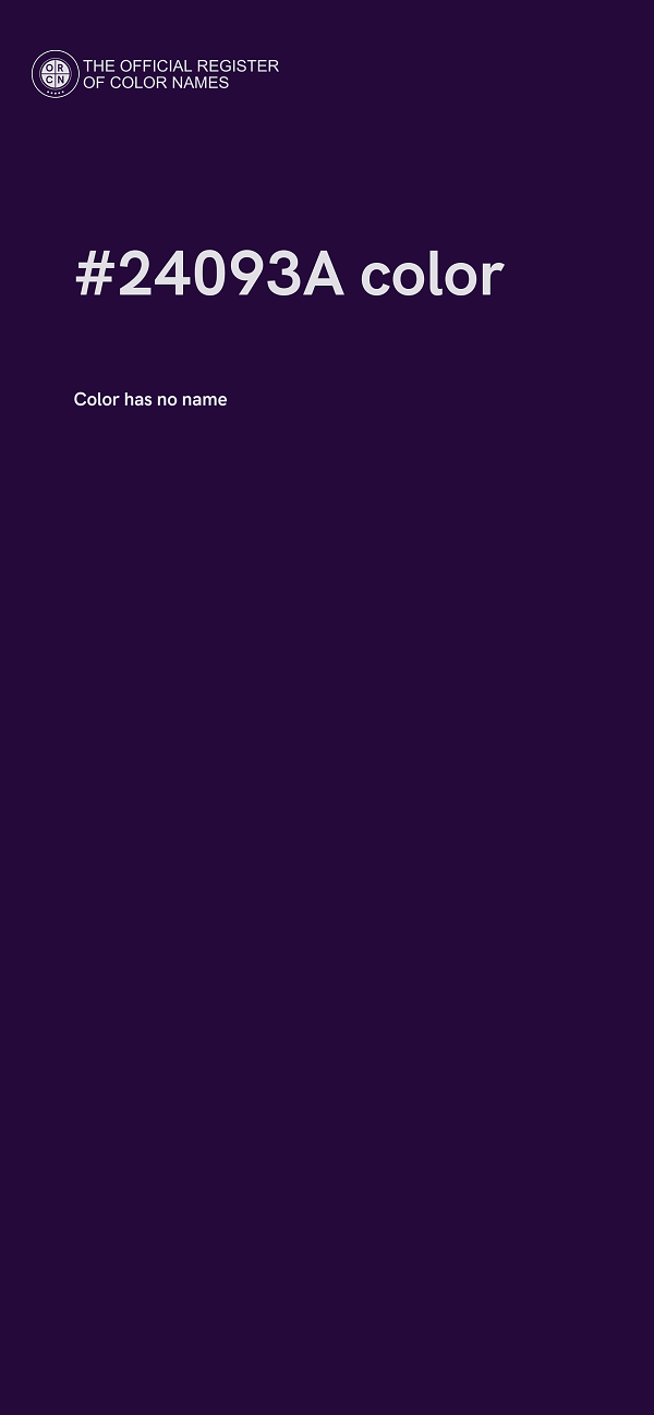 #24093A color image