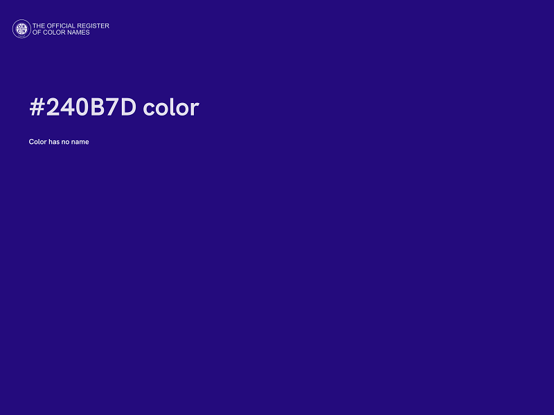 #240B7D color image