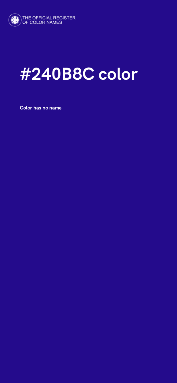 #240B8C color image